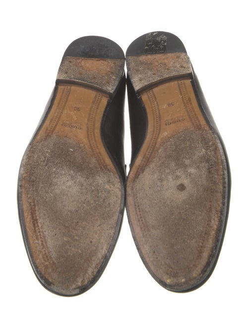 Gucci Jordaan Web Accent Loafers