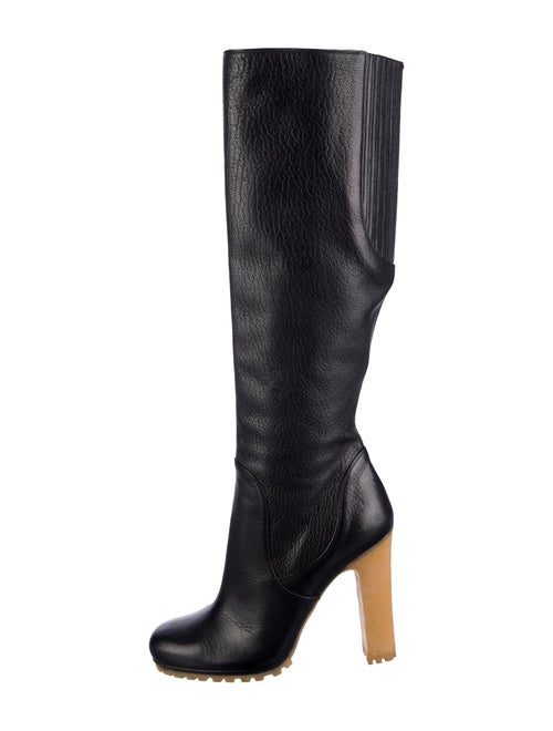 Gucci Interlocking G Logo Leather Boots