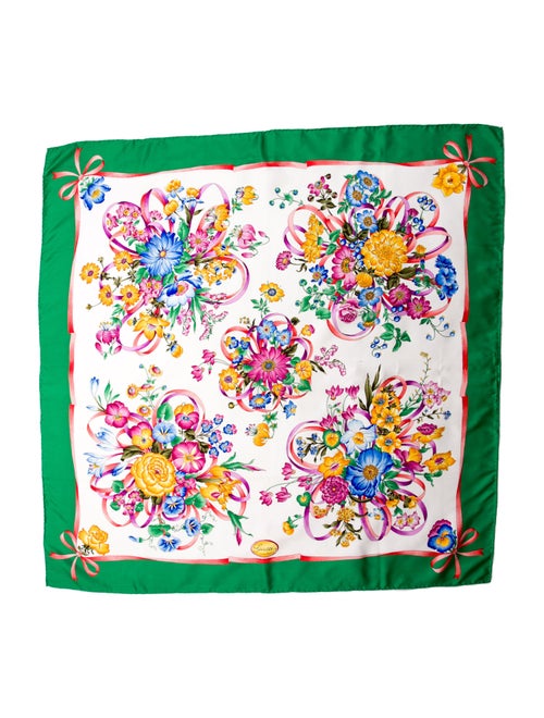 Gucci Mherry Fittizio Silk Scarf