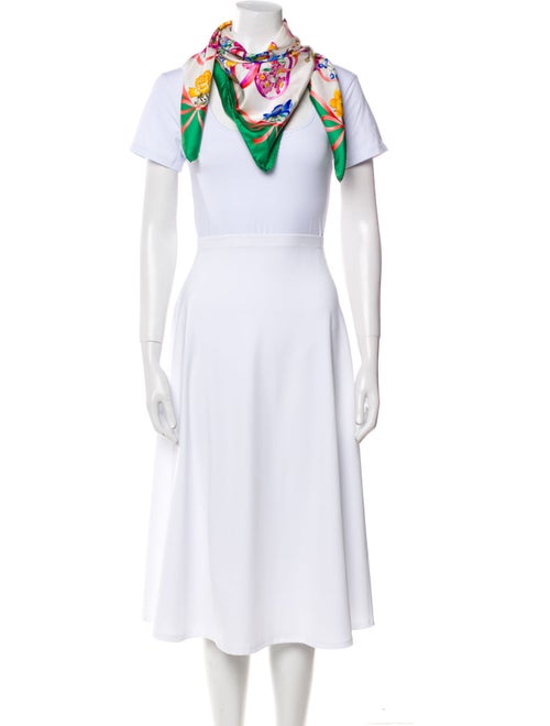 Gucci Mherry Fittizio Silk Scarf