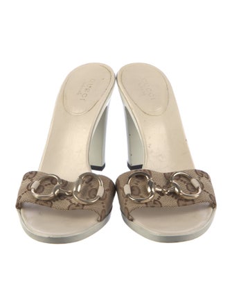 Gucci GG Canvas Canvas Slides