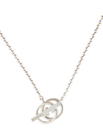 Gucci Interlocking G Britt Toggle Necklace
