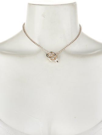 Gucci Interlocking G Britt Toggle Necklace