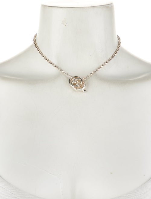 Gucci Interlocking G Britt Toggle Necklace