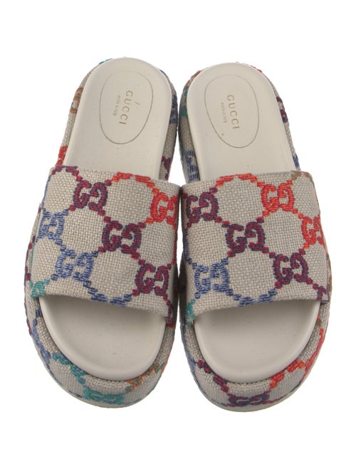 Gucci GG Psychedelic Canvas Slides