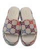 Gucci GG Psychedelic Canvas Slides