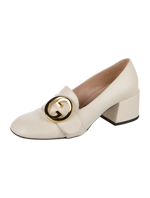 Gucci Interlocking G Logo Leather Pumps