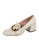 Gucci Interlocking G Logo Leather Pumps