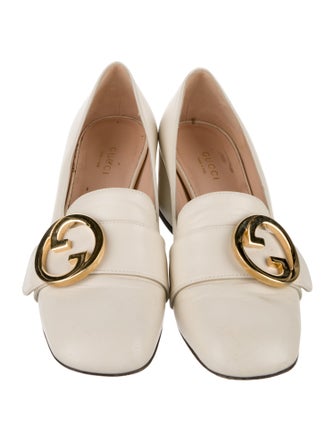 Gucci Interlocking G Logo Leather Pumps