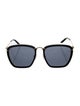 Gucci Interlocking G Logo Square Sunglasses