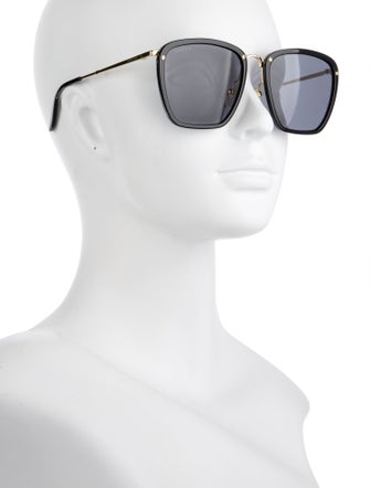 Gucci Interlocking G Logo Square Sunglasses