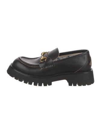 Gucci Horsebit Accent Leather Loafers