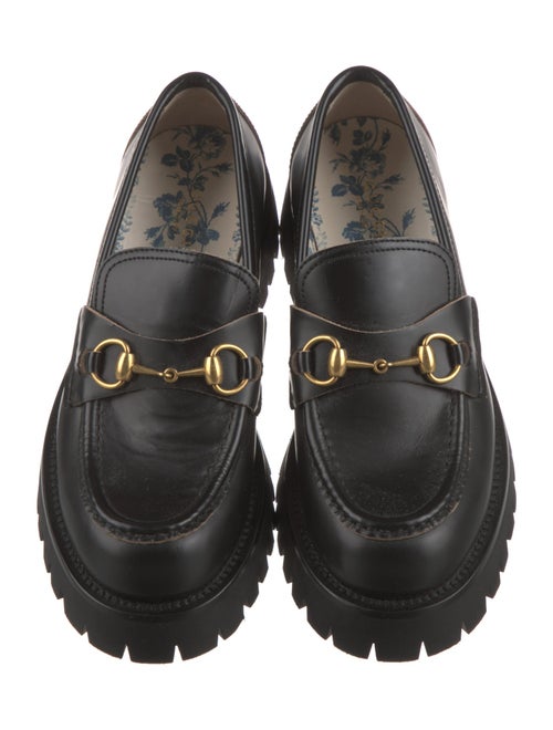 Gucci Horsebit Accent Leather Loafers