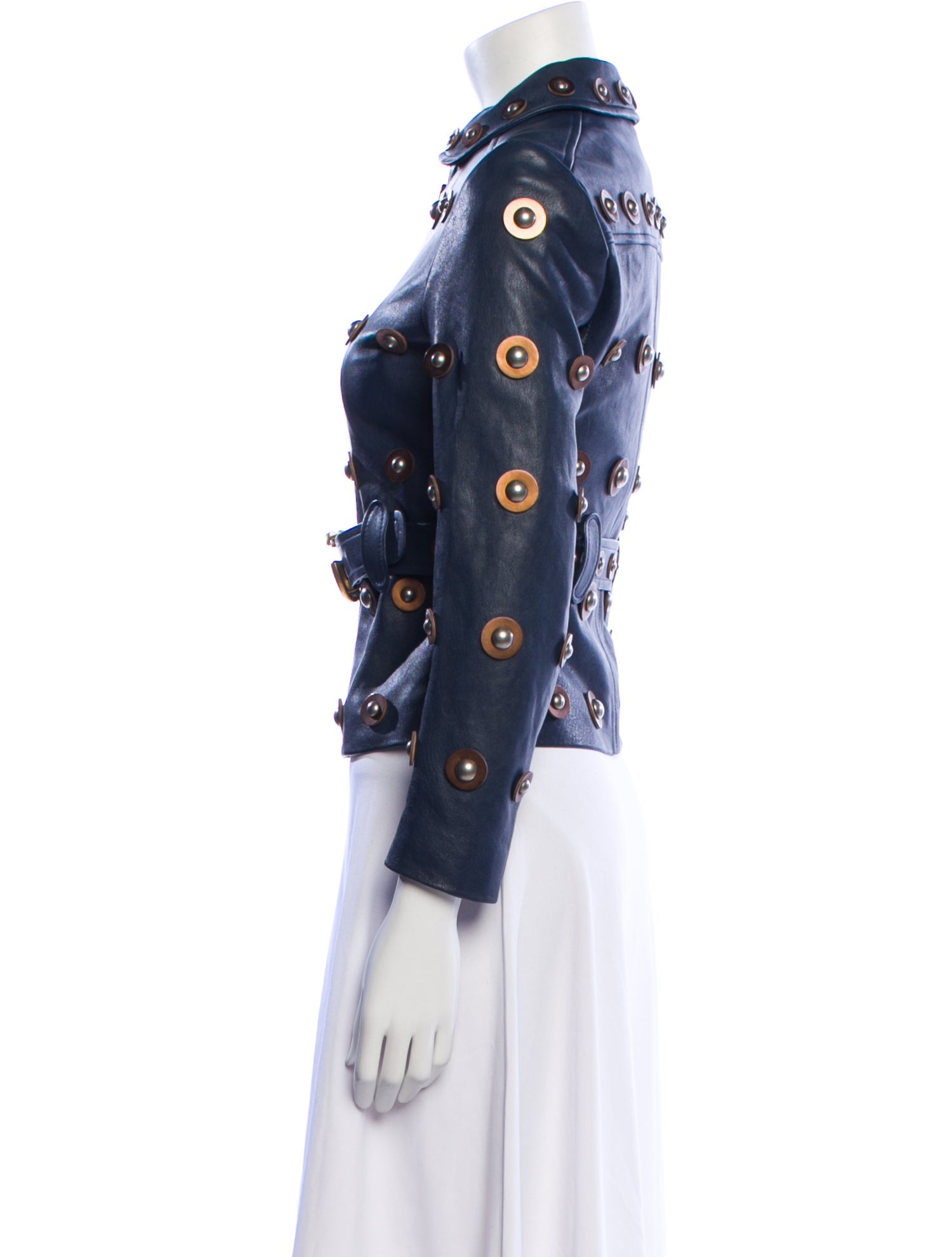 Gucci Leather Denim Jacket