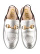 Gucci Kids Metallic Loafer Mules