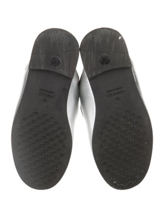 Gucci Kids Metallic Loafer Mules