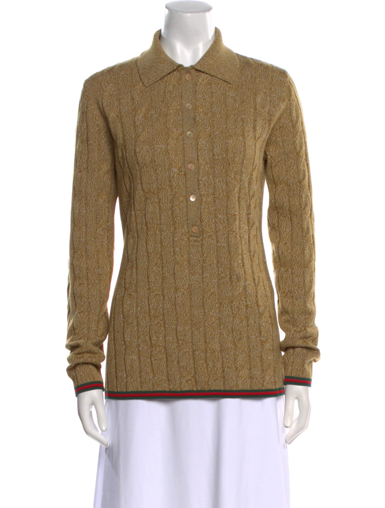 Gucci Wool Mock Neck Sweater