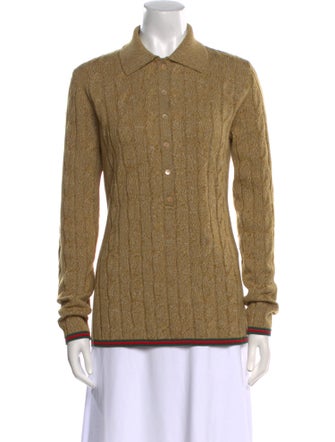 Gucci Wool Mock Neck Sweater