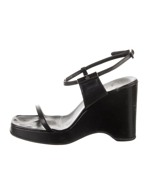 Gucci Leather Slingback Sandals