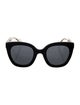 Gucci Interlocking G Logo Oversize Sunglasses