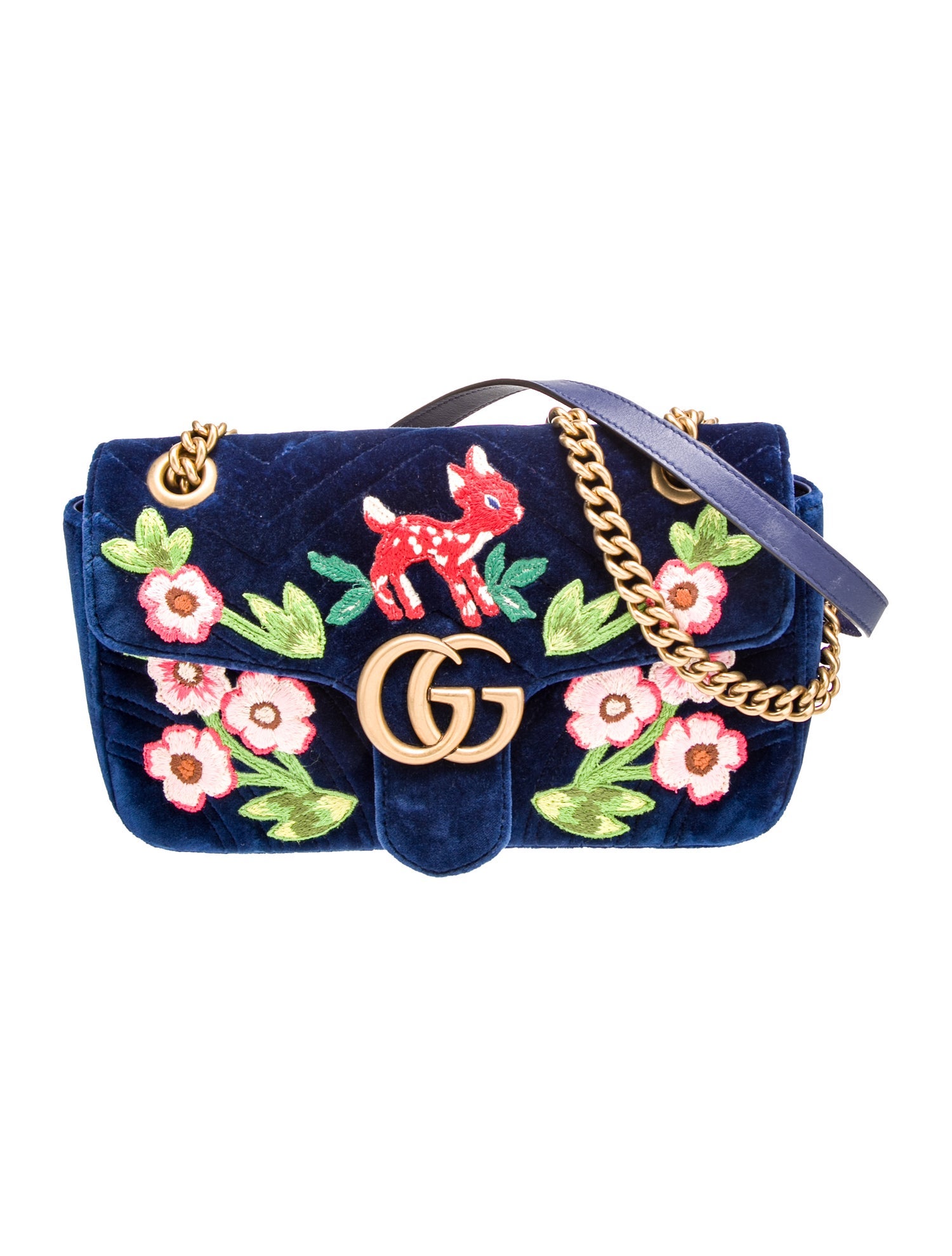 Gucci Velvet Marmont Small