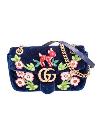 Gucci Velvet Marmont Small