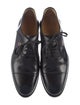 Gucci Interlocking G Logo Leather Oxfords