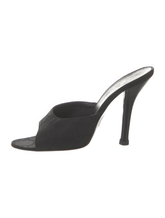 Gucci GG Nylon Nylon Slides