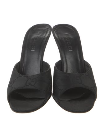 Gucci GG Nylon Nylon Slides