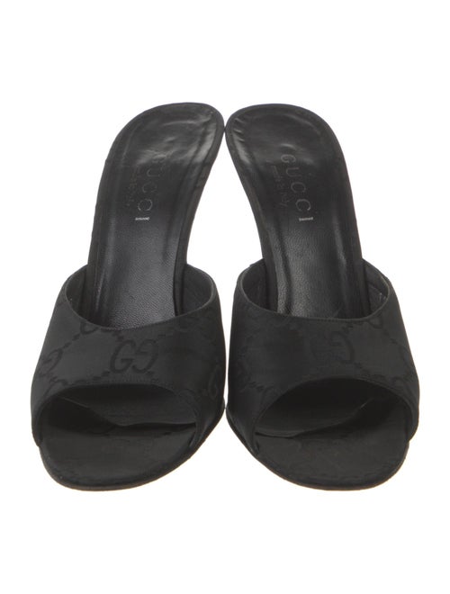 Gucci GG Nylon Nylon Slides