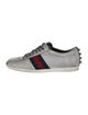 Gucci Sylvie Web Accent Glitter Sneakers