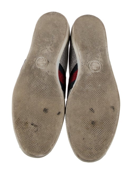 Gucci Sylvie Web Accent Glitter Sneakers