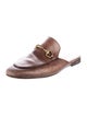 Gucci Horsebit Accent Leather Mules