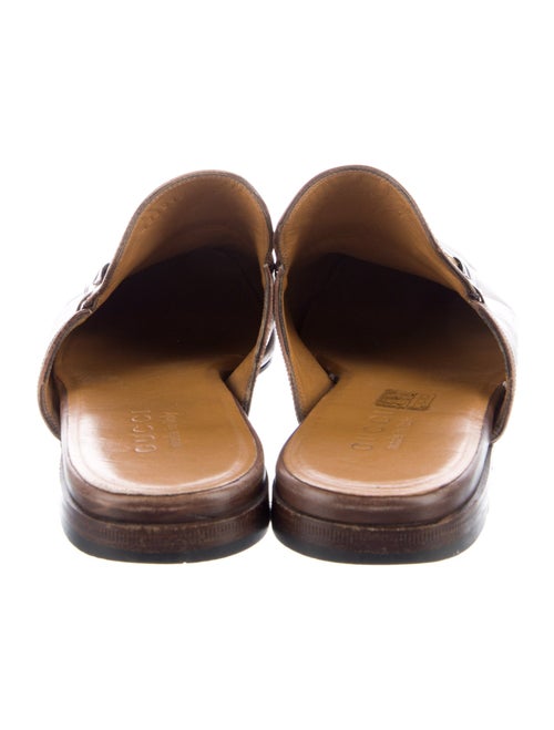 Gucci Horsebit Accent Leather Mules