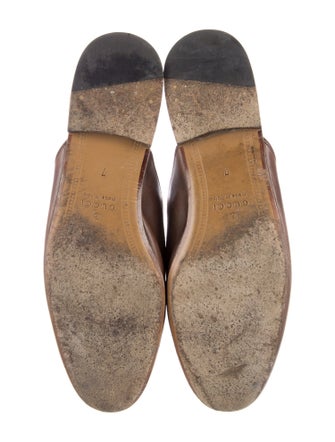 Gucci Horsebit Accent Leather Mules