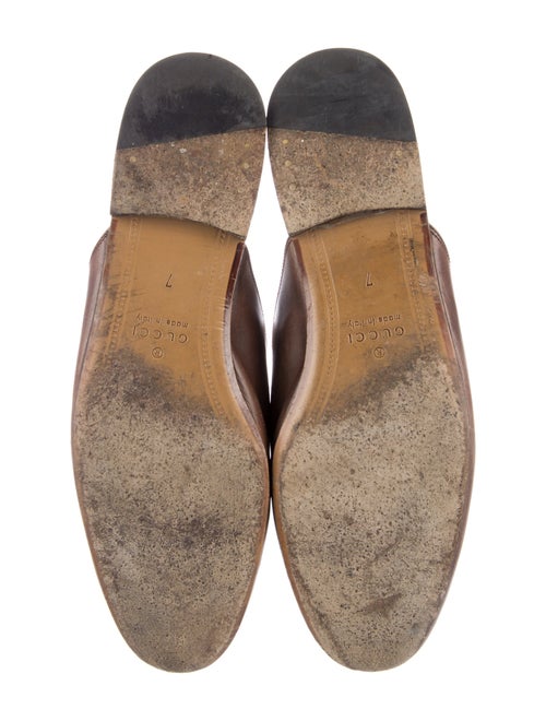 Gucci Horsebit Accent Leather Mules