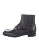 Gucci Horsebit Accent Leather Boots