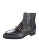 Gucci Horsebit Accent Leather Boots