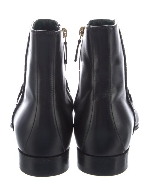 Gucci Horsebit Accent Leather Boots