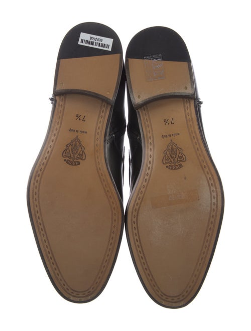 Gucci Horsebit Accent Leather Boots