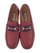 Gucci Web Accent Leather Dress Loafers