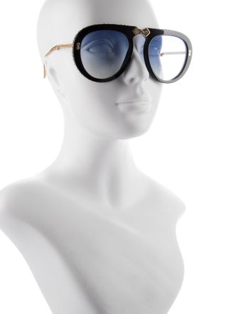 Gucci Oversize Gradient Sunglasses