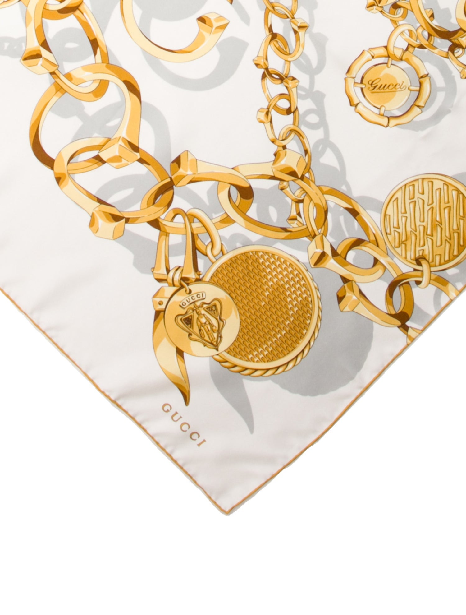 Gucci Silk Blooms Print Scarf