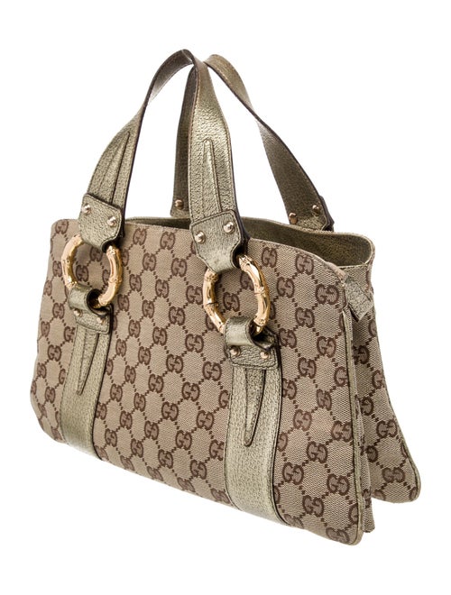 Gucci GG Canvas Bamboo Ring