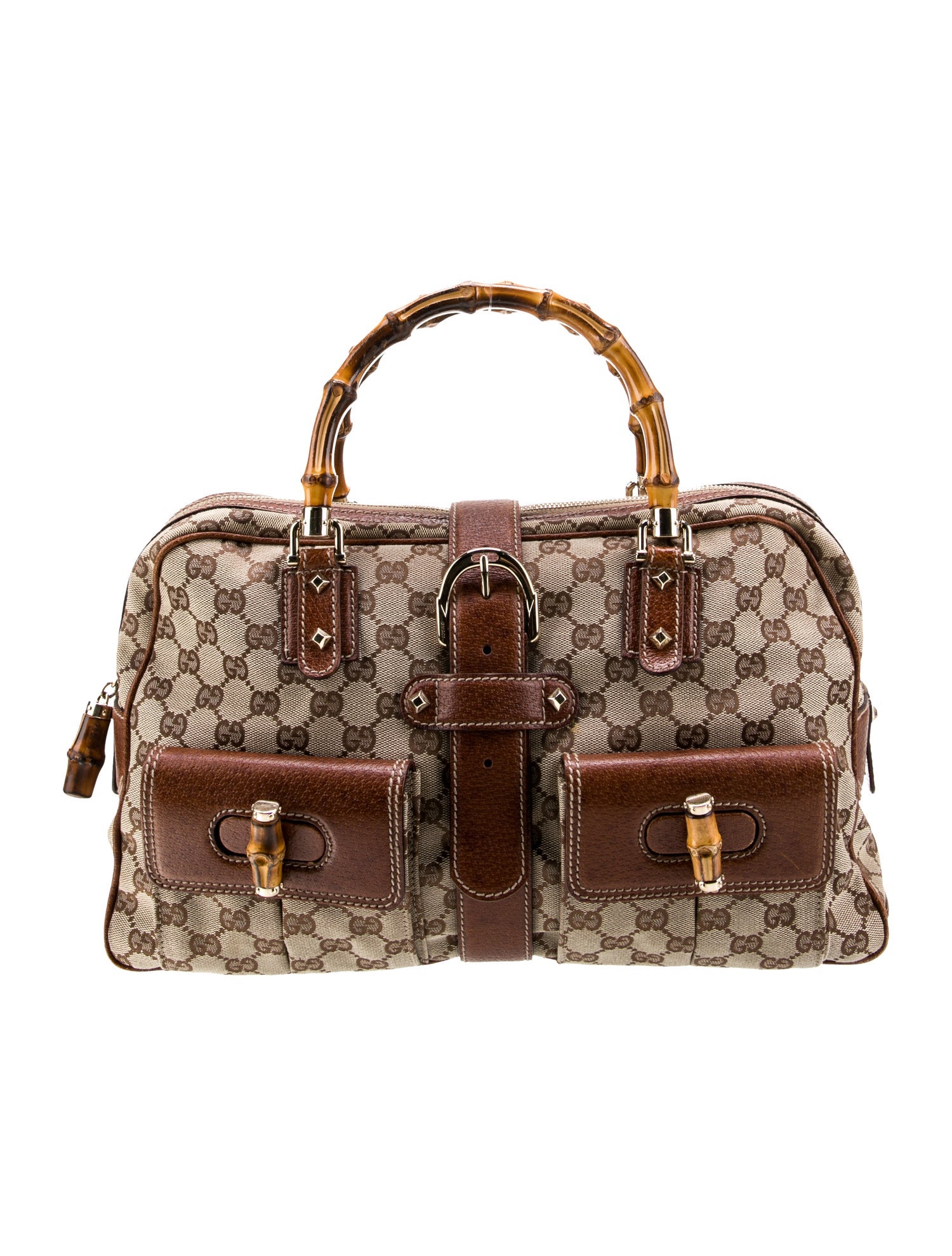 Gucci GG Canvas Top Handle Bag