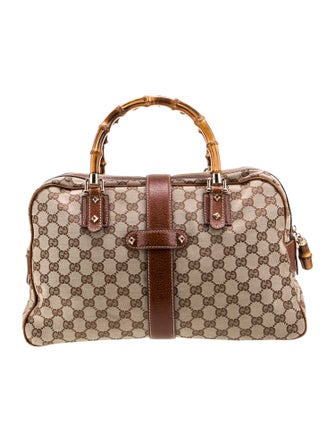 Gucci GG Canvas Top Handle Bag