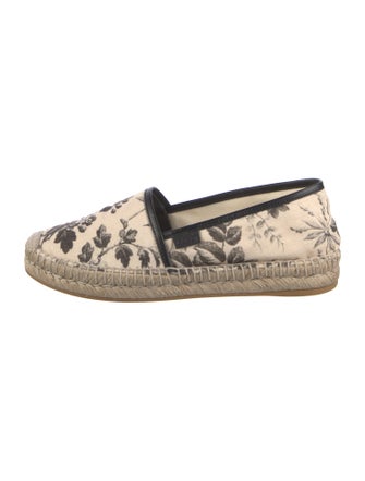 Gucci Canvas Floral Print Espadrilles