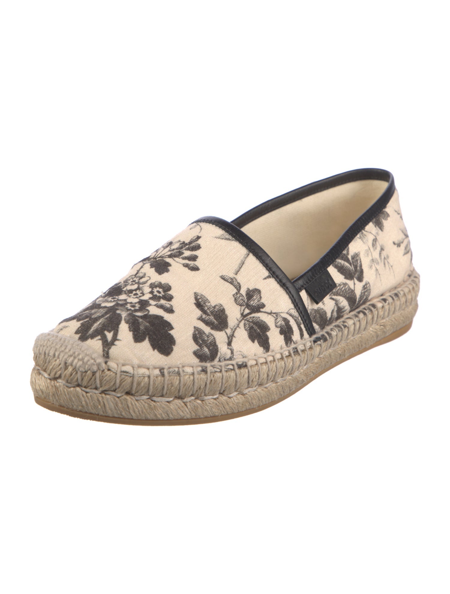 Gucci Canvas Floral Print Espadrilles