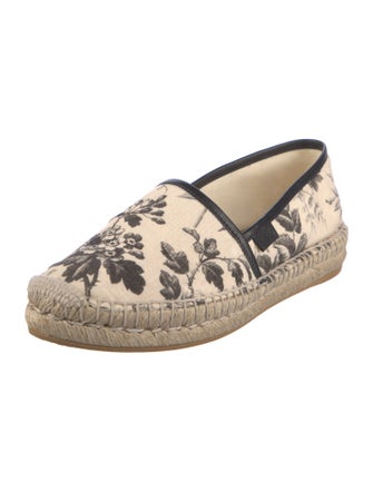 Gucci Canvas Floral Print Espadrilles