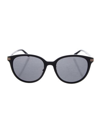 Gucci Web Accent Wayfarer Sunglasses